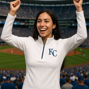 Majestic KC Royals Women’s Pullover-Size Large